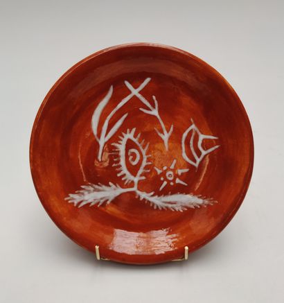 null 
Jean LURCAT (1892-1966)
Glazed ceramic plate decorated with stylized motifs...