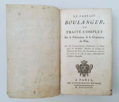 null 
PARMENTIER Antoine Augustin

LE PARFAIT BOULANGER, un volume, 1778

Annuaire...