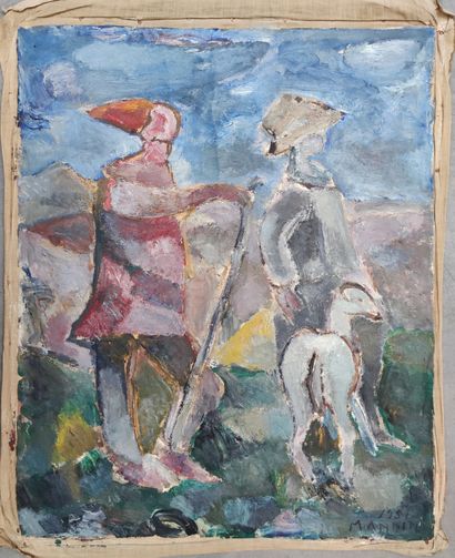 null 
MANDIN Richard (1909-2002)

Ensemble de 9 huiles sur toiles et un dessin

en...