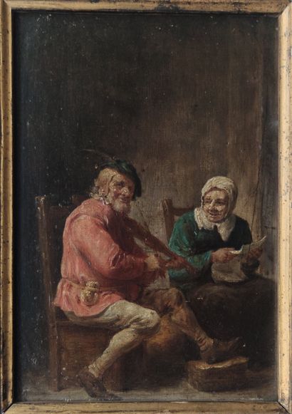null 
TENIERS David II said the Young (After) 1610 - 1690

Small duet: pocket player...