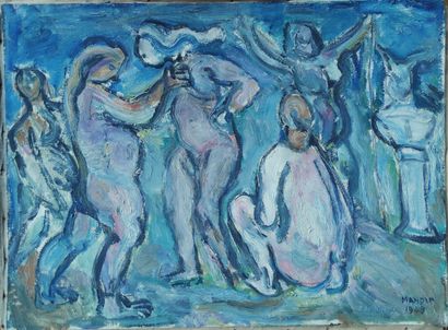 null 
MANDIN Richard (1909-2002)

Ensemble de 9 huiles sur toiles et un dessin

en...
