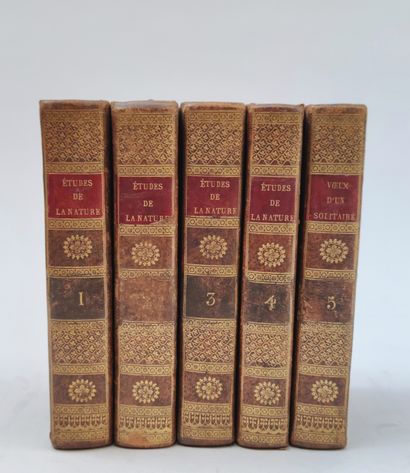 null 
BERNARDIN de SAINT-PIERRE

VOEUX D'UN SOLITAIRE, 5 volumes, 1792

