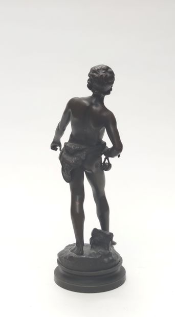 null 
Louis Auguste MOREAU (1855-1919)
David
Epreuve en bronze, fonte d'édition de...