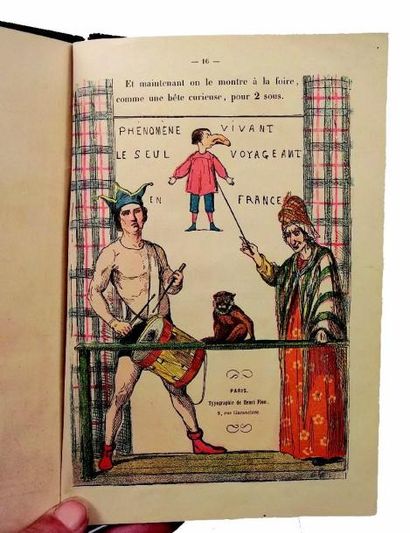 null «PHENOMENE VIVANT le seul voyageant en France», rare petit ouvrage illustré...