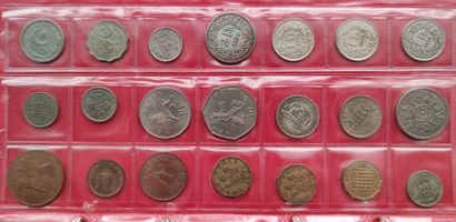 null 
Album including a set of French coins from the 19th and 20th centuries and...
