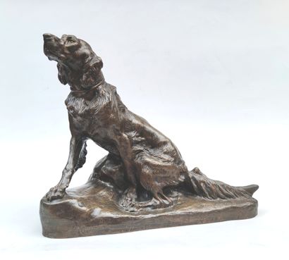 
Thomas CARTIER (1879-1943)
Sitting Spaniel
Bronze...