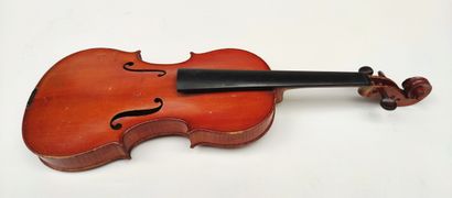 null 
Whole violin with a label marked Léon Bernardelle and a case. Length: 35.5...