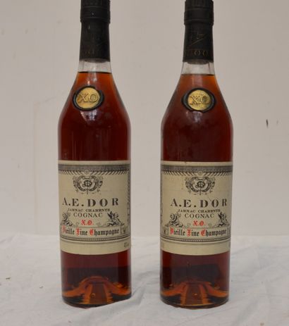 null 2 bout COGNAC XO VIEILLE FINE CHAMPAGNE AE D'OR