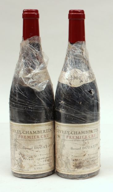 null 2 bout GEVREY CHAMBERTIN DUGAT PY 200 

(ETIQUETTES SALES)