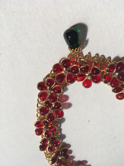 null Gripoix pour Chanel - (années 1980)

Spectaculaire collier en maille de métal...