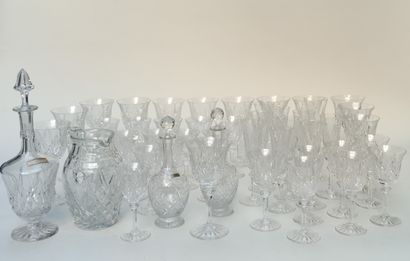 null 
SAINT LOUIS

SAMMY" model


Part of a service of cut crystal stemmed glasses...
