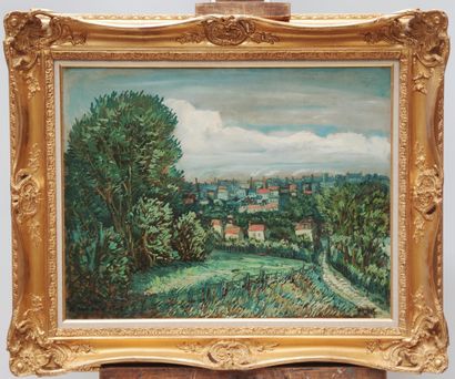 null 
Alphonse QUIZET (1885-1955)



Panorama on Pantin 

Oil on canvas signed lower...