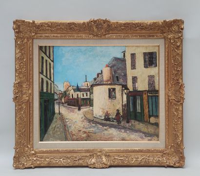 null 
Elisée MACLET (1881-1962)


Rue du du Mont Cenis 
Huile sur carton, signée...