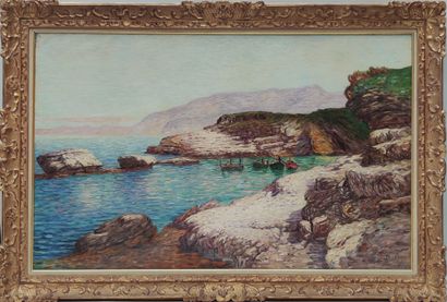 null 
Léon DETROY (1857-1955)


Crique en Provence

Huile sur toile, signée en bas...
