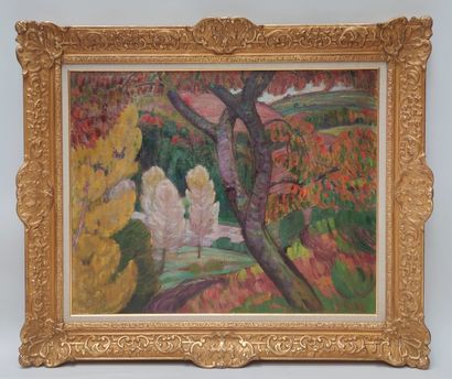 null 
Léon DETROY (1857-1955)



Landscape near Pont-Aven

Oil on canvas signed lower...