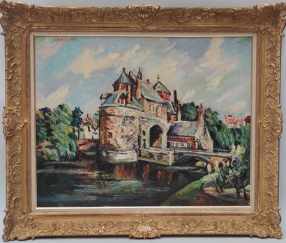 null 
Pierre DUMONT (1884-1936)



The old fortified gate in Bruges 1929

Oil on...