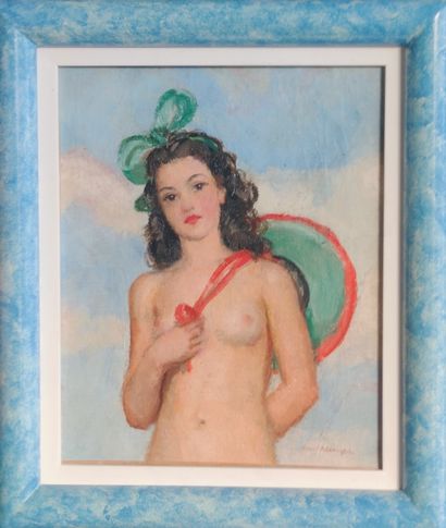 null Maurice Ambroise EHLINGER (1896-1981)

Portrait of a young girl, the naked bust...