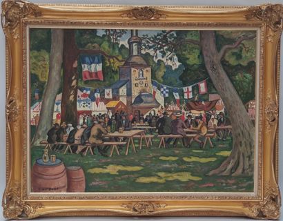 null Henri Liénard DE SAINT-DELIS (1878-1949)

The village festival in front of Notre...