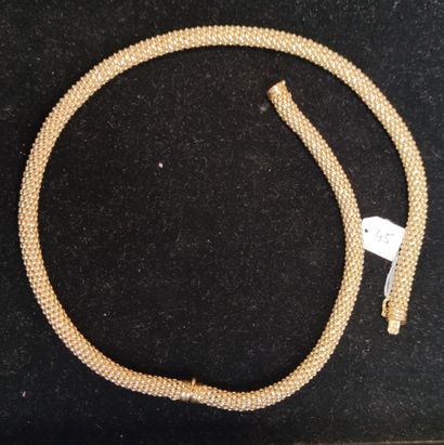  Set with transformation in gold 750 °/°°, composed of a bracelet and a necklace,...