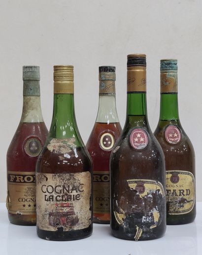 
5 BOUT de Cognac : Otard, La Claie....
