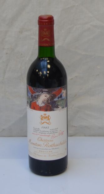 null 1 bout CHT MOUTON ROTHSCHILD 1985