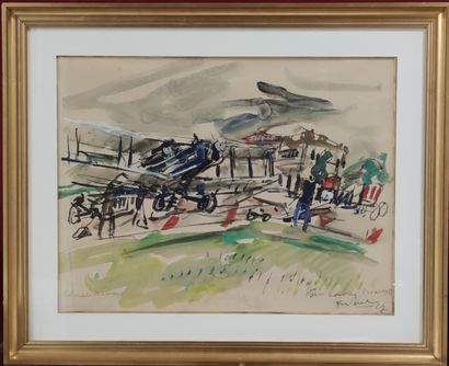 null 
GEN PAUL (1895-1975)




Les avions bi-plans, 1927




Gouache et aquarelle...