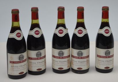 null 5 bout GEVREY CHAMBERTIN UNION DES PROPRIETAIRES 1975 TB