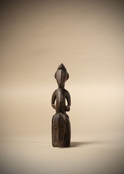null SENOUFO (Ivory Coast) 

Rider with arched body, abstract face, horse with arched...