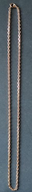 null CHAIN IN YELLOW GOLD 750°/00 L : 62 cm, Weight : 11.8 g