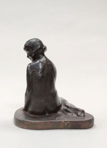 null C. VEZ

Young seated nude woman 

Proof in bronze with brown patina, edition...