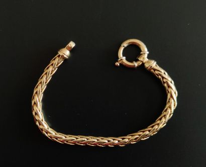 BRACELET IN YELLOW GOLD 750°/00 with snake...