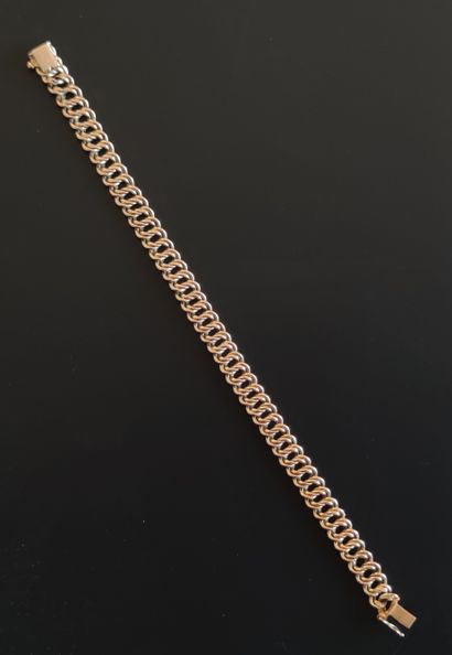 
BRACELET in yellow gold 750°/00 with articulated...