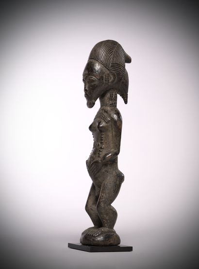 null Baule (Ivory Coast) Statuette probably representing a spouse of the beyond "bloblo...