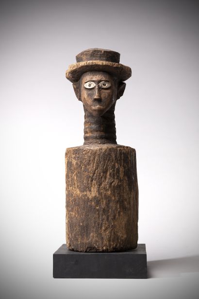 null Bidjogo (Guinée Bissao) Statue d'ancêtre "iran' caractéristique du style de...