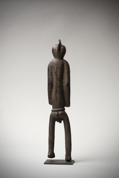 null Mossi (Burkina Faso) Top of cane representing a female character with arms glued...
