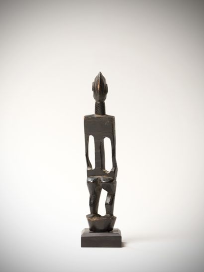 null 
Bambara (Mali) Cane top "Solima bere" representing a female character of a...