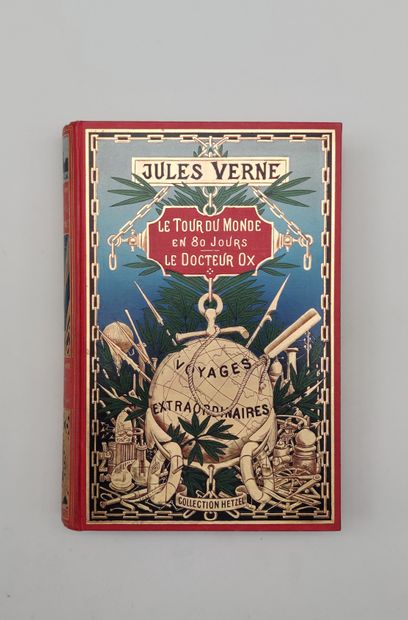 null . Le Tour du Monde en 80 jours / Le Docteur Ox par Jules Verne. 

Illustrations...