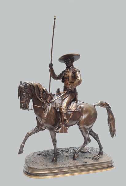 null 
Pierre-Jules MÈNE (1810-1879)


Picador à cheval, 1876
Epreuve en bronze, fonte...
