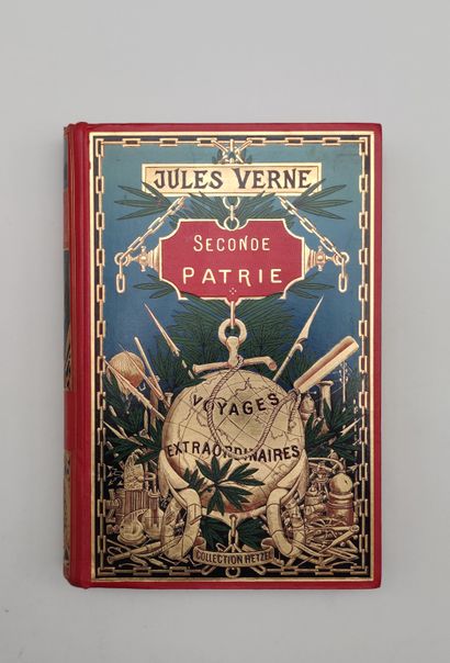 Seconde Patrie par Jules Verne. Illustrations...