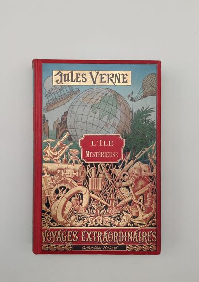 null L’Île Mystérieuse par Jules Verne. Illustrations de Férat. Paris, Collection...