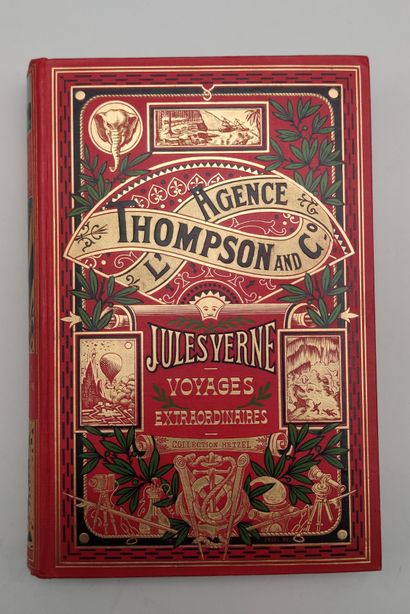 null L’Agence Thompson and Cie par Jules Verne. Illustrations de L. 

Benett. Paris,...