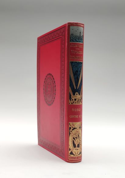 null Nord contre Sud par Jules Verne. Illustrations de Benett. Paris, Collection...