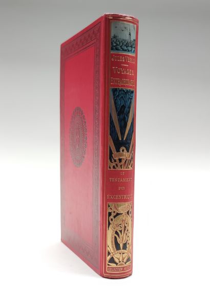 null Le Testament d’un excentrique par Jules Verne. Ill. par G. Roux. Paris, 

Collection...