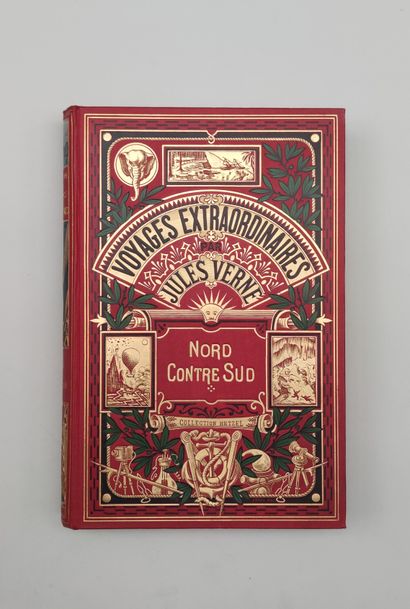 Nord contre Sud par Jules Verne. Illustrations...