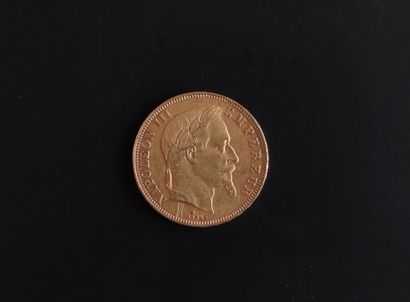 null 
PIECE de 50 Francs or Napoléon III FRAIS DE VENTE POUR CE LOT : 10 % TTC (+...