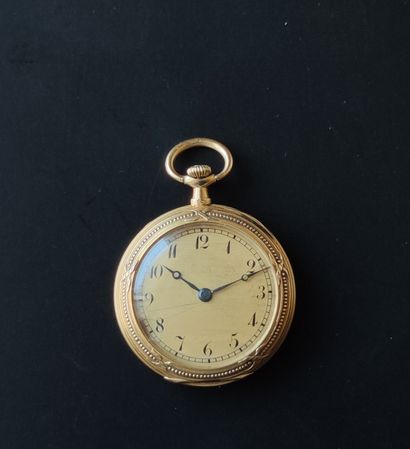 null Yellow gold pendant watch 750 °/°°°. 

Gross weight : 14 grams