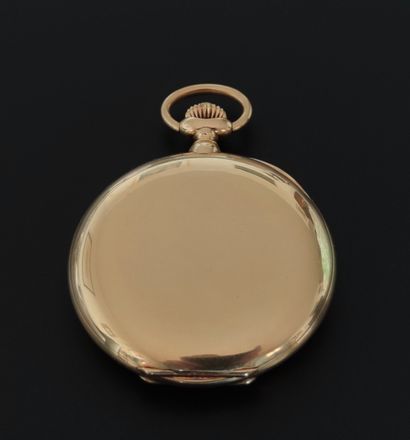 null LIP

Pocket STOPWATCH "soap" in yellow gold 750 °/°°, mechanical movement. Gross...