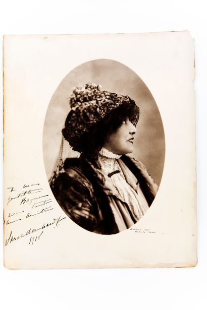 null 18 BERNHARDT Sarah (Rosine Bernard, known as) [Paris, 1844 - id., 1923], French...