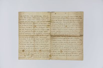 null DIDEROT Denis [Langres, 1713 - Paris, 1784], French writer.

Autograph letter,...