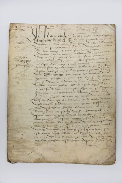 null LE HAVRE - CONSTITUTIONS OF RENTS FOR THE CLERGY.

Manuscript on parchment....